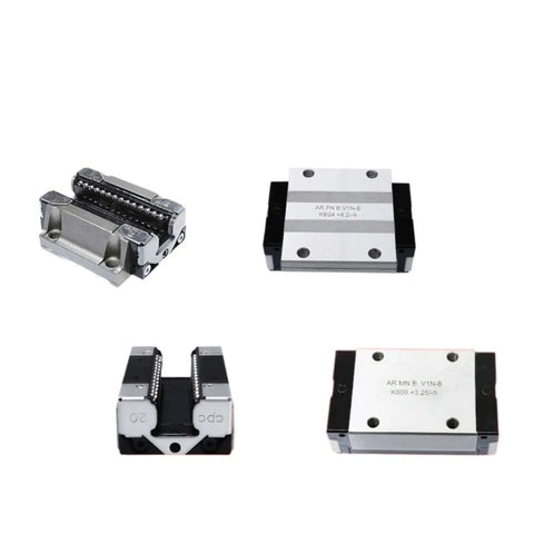 Durable High Precision Linear Guide Rail Kit With MR7MN MR15MN Blocks For Smooth Low Friction Motion Super Easy Install No Maintenance Needed, four blocks