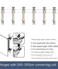Heavy Duty Cold Rolled Steel Hinge For Wardrobe And Wooden Doors Soft Close Damper with installation guide and specs.