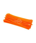 Orange Diamond Trimmer Line.155 Inch Diameter, 8 Inch Cut Lengths, 142 Pack For String Trimmers, Diamond Shape Lawn Care String, Durable Replacement For Weed Eater And Yard Tools, High Visibility bundled orange pre-cut trimmer line