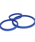 Heavy Duty Hydraulic Cylinder Dust Seal Ring For Excavator Equipment Blocks Dirt Soil Sand To Save Piston Rod Scratches Lower Oil Needs Sealing With No Gaps Keeps Fluid Clean For Rigs That Need Long Term Solution To Keep Your Dough Safe Forever blue PU rings