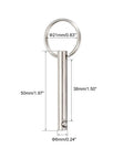 Quick Release Pin 6mm By 50mm Marine Hardware For Boat Bimini Top Deck Hinge, Spring Loaded Ball Tip, Corrosion Resistant Solid Body