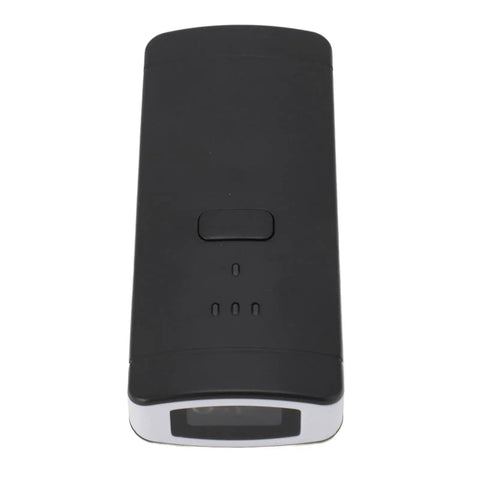 Black Bluetooth Barcode Scanner 1D 2D Wireless Reader For Smartphones Tablets Laptops With Auto Sensing