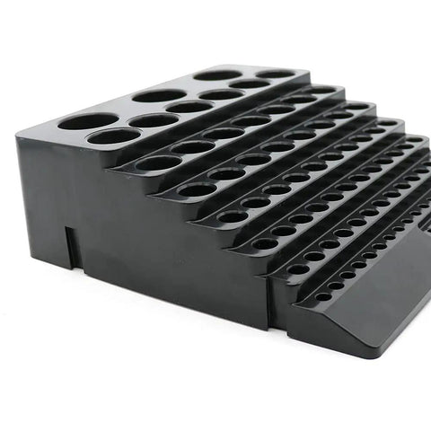 All In One CNC Tool Storage Case For Milling Cutters Reamers And Drill Bits Organizer with black PP construction