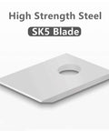 High strength SK5 steel 5 Pack Pass Through Crimper Cutting Blades 0.40x0.54 In Replacement Blades For Most Pass Through Crimpers
