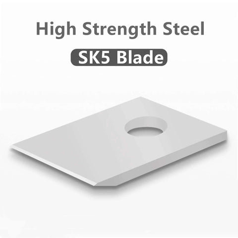 High strength SK5 steel 5 Pack Pass Through Crimper Cutting Blades 0.40x0.54 In Replacement Blades For Most Pass Through Crimpers
