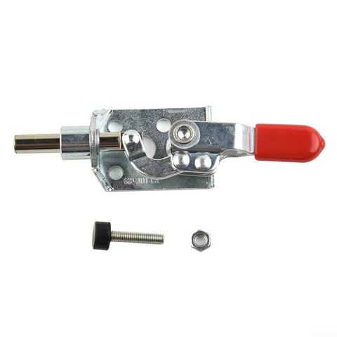 Stainless Steel Push Pull Toggle Clamp Quick Release Fixture With 40 Kg Capacity, shown with bolt and nut, rust resistant tool.