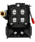 Air Compressor Pressure Switch Replacement Valve With Unloader For Four Port Systems 145 To 175 PSI Black Durable Control Unit