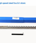Push Type Keyway Broach Tool 3mm HSS Cutter For CNC Router Metalworking A1 Metric Size, blue case, steel cutter, hex key