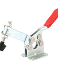 Carbon Steel Horizontal Toggle Clamp Set With Electroplated Rust Proof Finish, Three Styles 201, 201B, 201C For Woodworking And Welding Fixtures