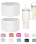 Two Pack Silicone Boot Protective Sleeve For 40 Oz And 30 Oz Tumblers With Handle Bottom Guard Cover For Water Bottles