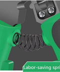 Close-up of Needle Nose Pliers Electrician Pliers All In One 9 In One Wire Stripper Cutter Crimping Tool spring mechanism