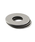 PZRT AXK1024 thrust needle roller bearing with washers, 10 mm bore, 24 mm OD; 2 bearings + 4 washers