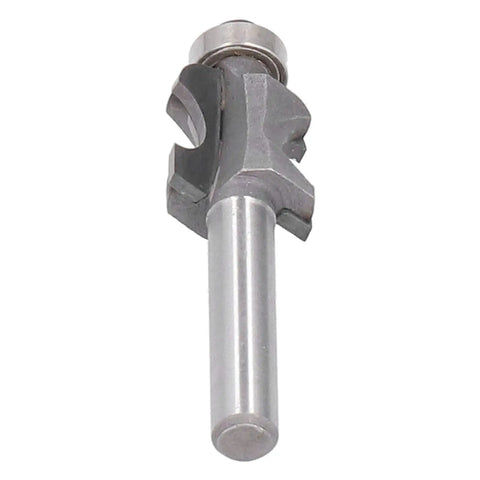 Solid Stile Router Bits With 6mm Cut And 1 4 Shank Woodworking Cutter Tool showing 6mm cutting edge and 1/4 inch shank