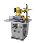 Heavy Duty Rock Solid 3 Roll Power Feeder With 1 HP Motor And 460 Volt 3 Phase System on industrial table for precise material handling.
