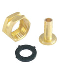 3/8 Inch Garden Hose Repair Kit With Brass Mender Ends Male And Female Connectors And Clamps For Leak Proof Outdoor Watering