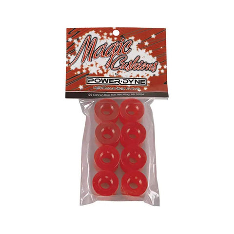 Quad Roller Skating Magic Cushions Universal Yellow 85A Firm Urethane Bushings in packaging for smoother rides.