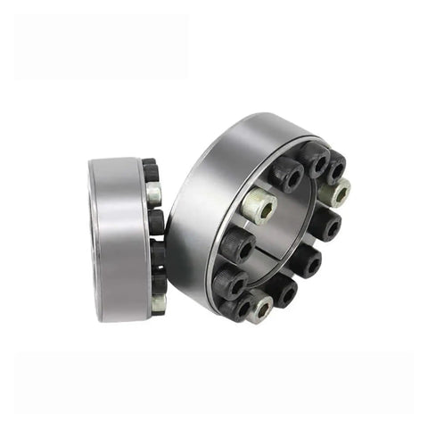 Heavy Duty Expansion Tension Sleeve Bushing With Solid Grip Clamping Ring For Shaft Hub Coupling 18 To 65Mm showing two sizes.