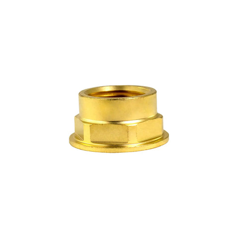 Water Inlet Valve Replacement For Commercial Ice Machines 115V 000009123 brass fitting, side view on white