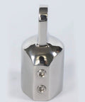316 Stainless Steel Bimini Canopy Hardware Eye End Caps For 30mm And 32mm Tubes Dome Top Fittings Marine Repair Parts Easy Installation No Drilling Required Heavy Duty Corrosion Resistant Boat Canopy Hardware, front view