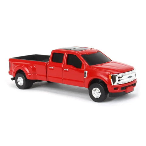 Ford F 350 Die Cast Truck 1 To 64 Red Pickup From ERTL Collect N Play Series 47575 2 Classic Scale Model With Plastic Details
