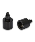 2 Inch Front Lift Spacer Kit For Polaris Sportsman And Ranger Crew, black aluminum strut lift spacers for off-road use.