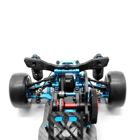 Rear Wheel Drive Drift Frame Kit For One-Tenth Scale Mini RC Cars With Upgraded DIY Drifting Frame And Ultra Wide Angle Steering