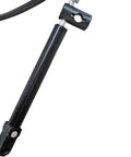Close-up of 15Ft Throttle And Shift Remote Control Cable For Mercury MerCruiser And Force Marine Boats 2 Pack Black Durable Replacement Fits Mercury Controls No Fuss Easy Install High Quality Marine Cable showing connector detail