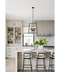 Black Hanging Lights Pendant Ceiling Fixtures For Kitchen Island And Living Room Modern Industrial Style Easy Install Dimmable Options Warm Ambient Glow Durable Metal Chandelier Vibe For Cozy Home above a kitchen island