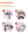 Easy installation tutorial for 5 Inch And 6 Inch Led Recessed Can Trim Retrofit Kit With Switchable Cct Temperatures Dimmable.