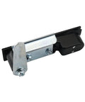 Sleek Matte Black Flat Lock Replacement Part In Zinc Alloy One Piece Built To Last Durable Lock Housing, side view