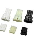 Badass Industrial Grade Heavy Gauge 3 Pin Sealed Male Female Pigtail Wire Harness Waterproof Electrical Cable Connector Kit for Trucks RVs and Off Road Gear with multiple connectors.