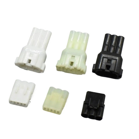 Badass Industrial Grade Heavy Gauge 3 Pin Sealed Male Female Pigtail Wire Harness Waterproof Electrical Cable Connector Kit for Trucks RVs and Off Road Gear with multiple connectors.