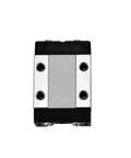 Carriage Block For Linear Rail Guide Black Heavy Duty Stainless Steel Bearings Ideal For 3D Printers And CNC Machines, front view