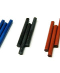 Close-up of silicone polishing points in various colors from the Two Millimeter Silicone Polishing Point Set 15 Piece Assortment.