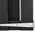 Built Like A Tank WPC Garden Gate featuring smooth sliding latch and matte gray finish, showcasing durable wooden composite materials.