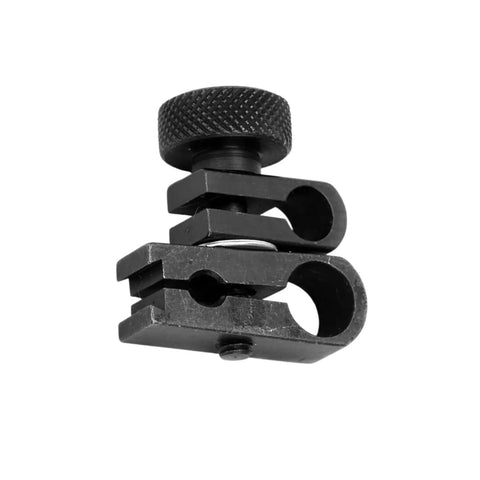 Pro Grade Dial Indicator Clamp Chuck For Dovetail Clamp Gauge, rotatable precision holder, tungsten steel, 1 pack