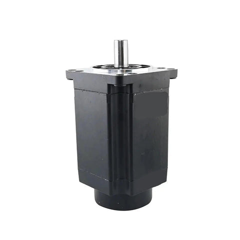 Heavy Duty Nema43 Stepper Motor Featuring Six Amp Draw And Rock Solid Sixteen Newton Meter Torque angled view showcasing its sturdy design.