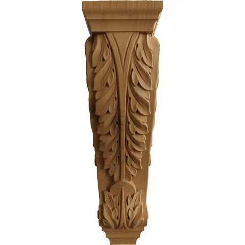 Extra Small Acanthus Wood Corbel In Alder Wood Two And A Quarter Inch Wide By Two And A Quarter Inch Deep By Four And A Quarter Inch High Precision Carved Ready To Paint Or Stain Ideal For Countertops Bars And Shelves Classic Boss Look