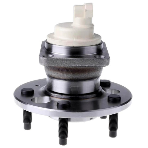 Rear Hub with Sealed Ball Bearing and Wheel Speed Sensor, 5-Lug, Pre-Greased Sealed Ball Bearing Direct Fit 2-Pack - side view