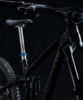 Loam Dropper Post Gen 2 Black Internal Routing MTB Seatpost With 25mm Adjustable Travel in 5mm Increments on a bike
