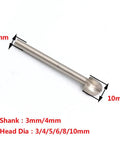 Rock Solid Workhorse White Steel Wood Milling Cutter Bit For Root Carving And Woodworking. 4Mm Shank Fits Most Handheld Grinders. Globular Profile Delivers Precision Shaping And Smooth Finishes.