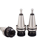 Four Piece Precision Balanced BT40 ER32 Tool Holder Set With G2.5 25000 RPM alloy steel with retention knobs visible