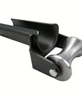 Beefy Steel Cable Feeding Sheave For 4 Inch Conduit With Dual Bearings Cable Puller Wheel Black Steel Plate Construction