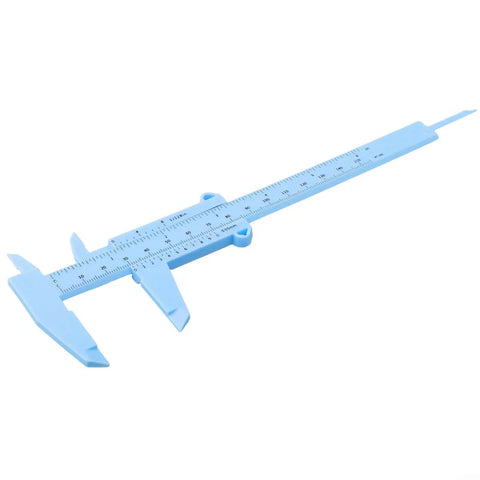 Ultra Precise Vernier Caliper 0 To 150mm Sliding Gauge With Double Scale in blue, angled view for measurements