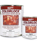 Premium Two Part Urethane Paver Sealer That Kicks Up Rich Outdoor Stone Color And Shields Concrete Patios With A Durable Semi Gloss Protective Finish That Goes The Distance in two cans.