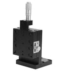 60x60mm Linear Stage XY Translation Stage With Single Linear Guide Sliding Track For Optical Waveguide Alignment Aluminum Alloy