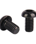 Beefed Up Titanium M6x10mm Torx Screws with T30 Torx Head, 1.0mm Pitch, 15mm and 20mm Length Options, Black Finish, Pack of 6