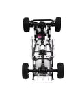 Mini 1 By 24 Scale RC Car Chassis Frame Upgrade Kit With Metal Construction For Climbing Desktop Rigs includes visible metal frame and wheels