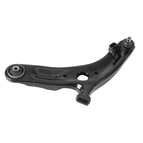 Front Lower Control Arms With Ball Joints Assembly Replacement For 2010 2013 Kia Soul With Automatic Transmission, black metal finish