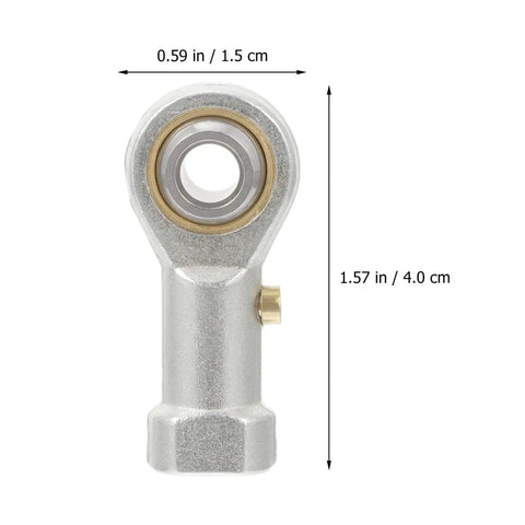 Built Tough Four Pack Fish Eye Threaded Rod End Bearings Featuring Durable Copper Housings For Rock Solid Industrial Linkages and smooth heavy duty power transmission parts, showcasing 1.57 inch size.